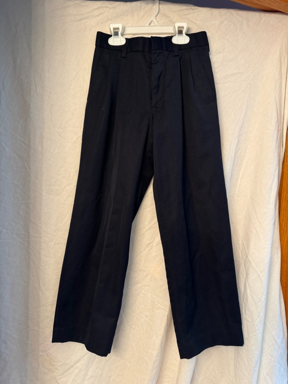 Nordstrom Navy Blue Pleated Kids Dress Pants